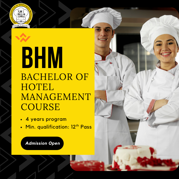 BHM courses at SIHM Dehradun