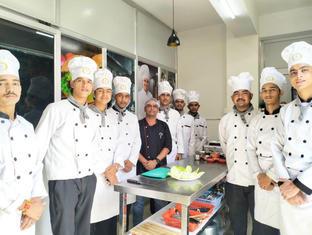 sihm students with chef
