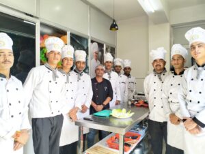 sihm students with chef